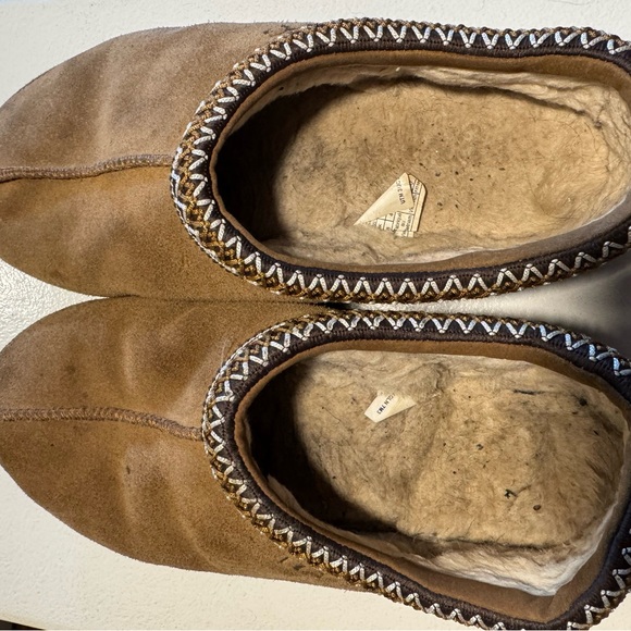 UGG women’s Tan Tasman Suede Slippers size 10 - Picture 5 of 13